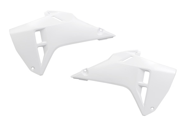 Radiator Covers white for Honda CRF 250 R - CRF 450 R - CRF 450 RWE - CRF 250 RX ENDURO - CRF 250 RX ENDURO SPECIAL - CRF 25...